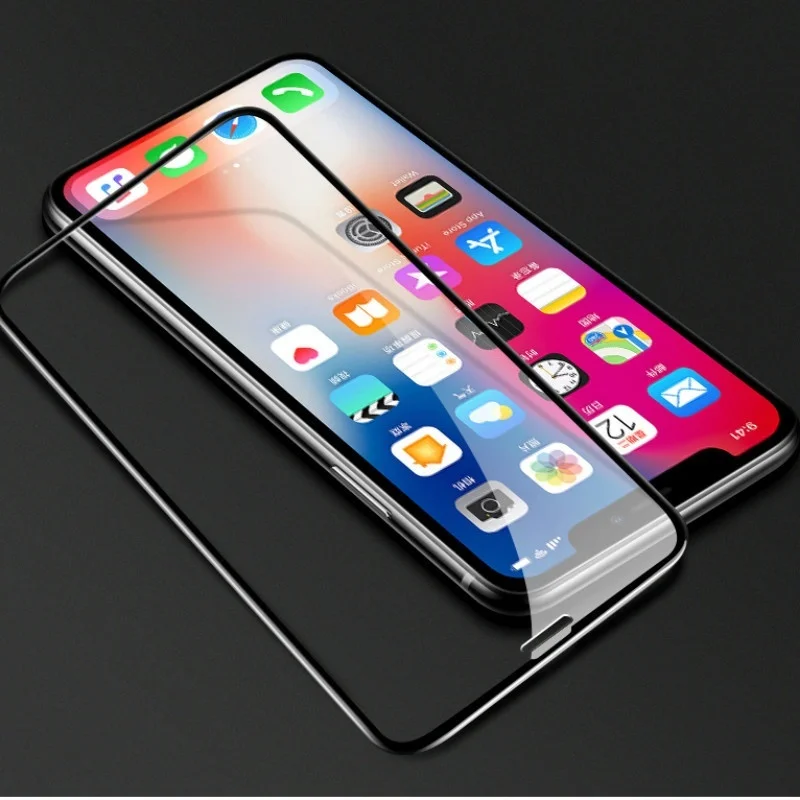 Baixin 9D Защитное стекло для iPhone X XR XS MAX Защита экрана iphone 6 6S 7 8 Plus закаленное