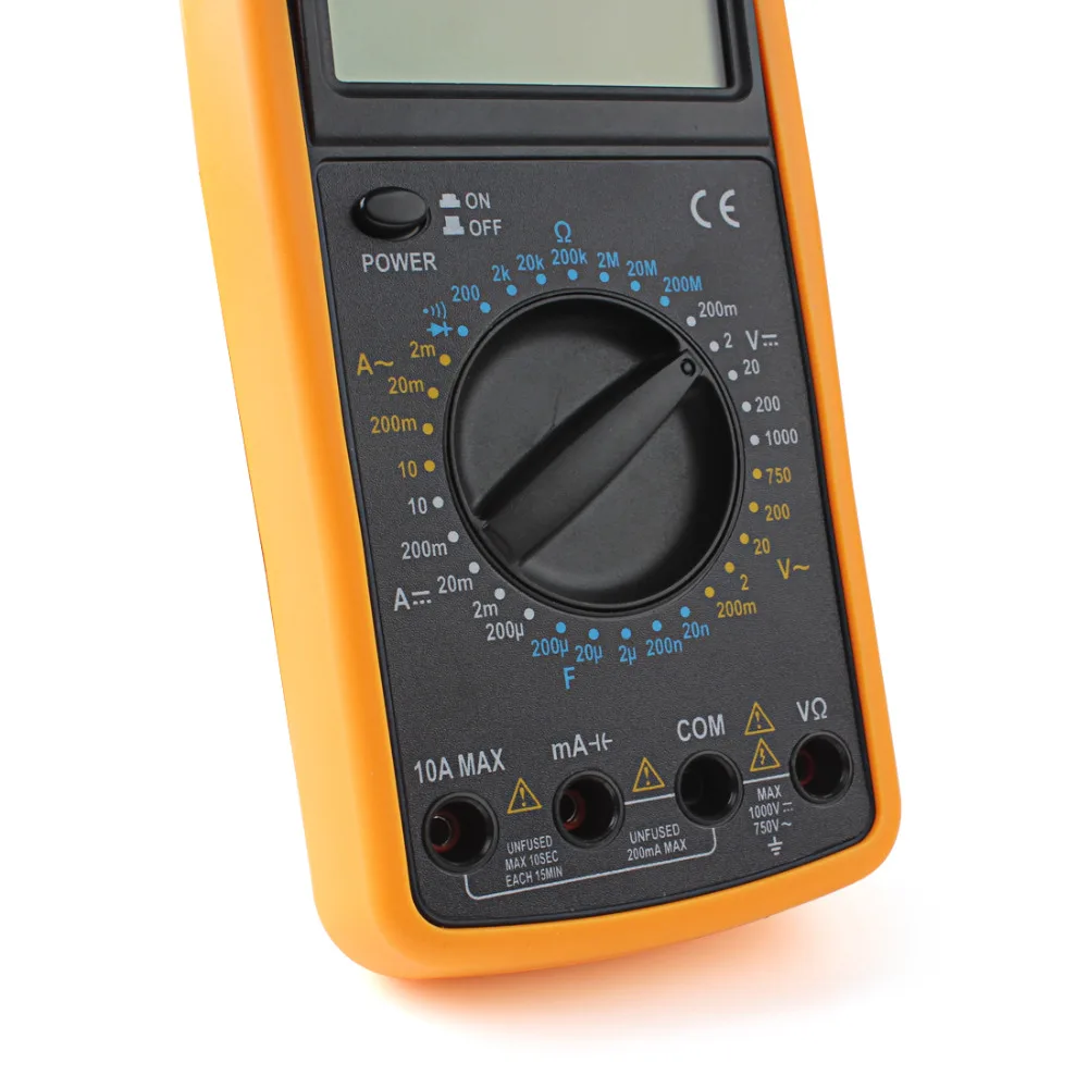 Цифровой мультиметр Вольтметр Омметр Амперметр тестер емкости DT9205A|capacitance