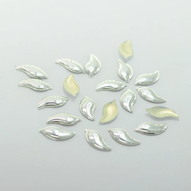 3D гвоздики для ногтей серебряный золотой сплав дизайн Стразы 4x8 мм левая форма