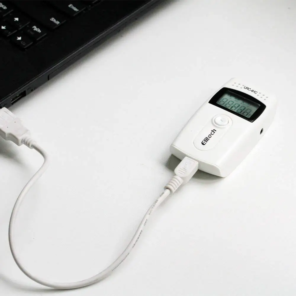 ЖК цифровой регистратор данных влажности и температуры USB Регистратор с внешним