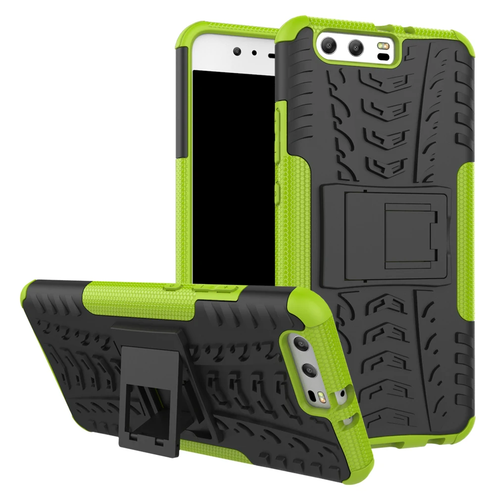 For Huawei P10 / Plus Tough Impact Case Heavy Duty Armor Hybrid Anti-knock TPU Silicon Hard Back Cover |
