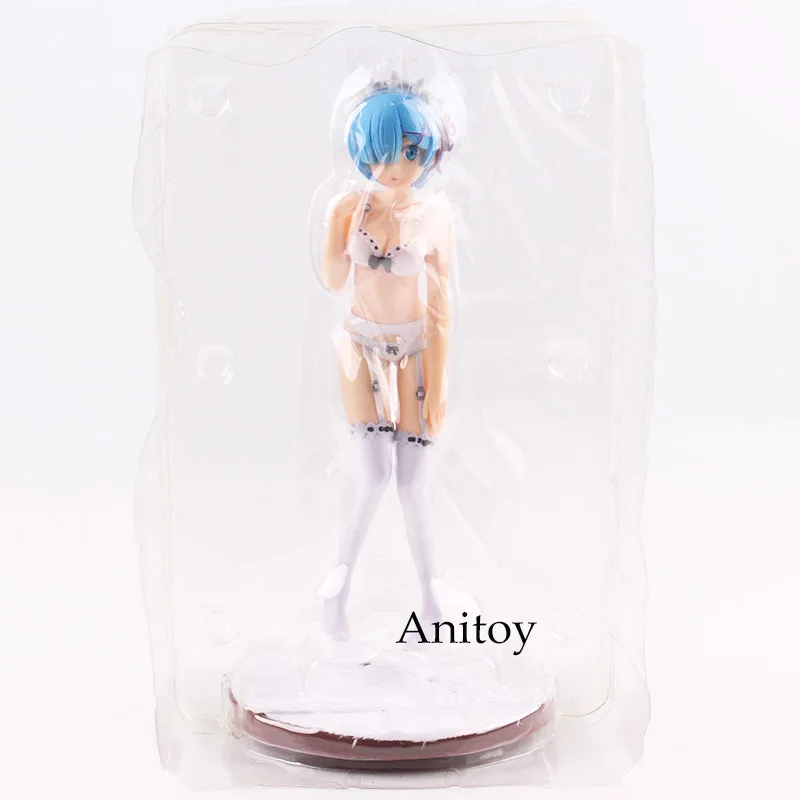 in bag Re: жизнь в другом мире от Zero Rem нижнее белье Ver. 1/8 Масштаб ПВХ Re Zero Rem фигурка Коллекционная модель игрушки - Цвет: in bag