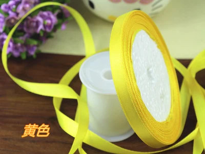 Бесплатная доставка хлопковая шелковая атласная лента 12 мм 25 ярдов полиэфирная