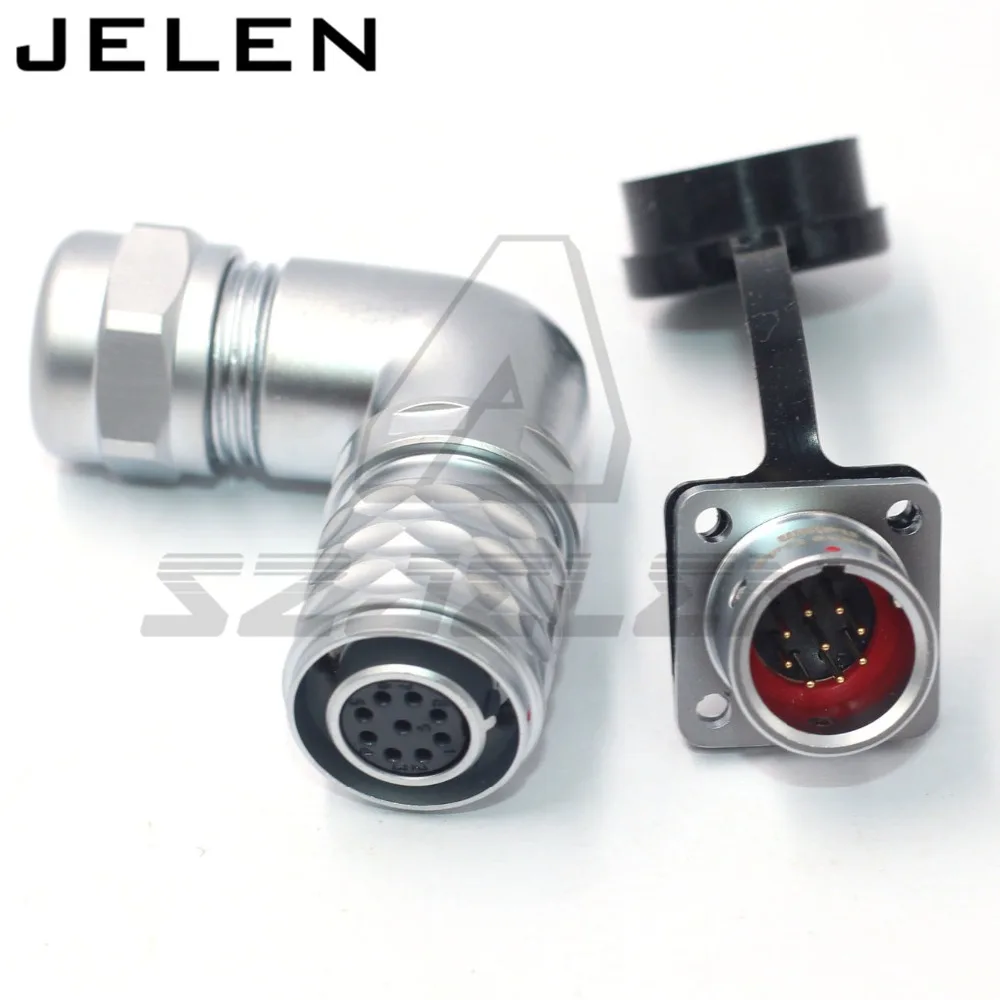 SF1214S/SF1312P разъем Weipu 90 градусов локоть 9pin разъем (мама) и гнездо (папа) RV питания водонепроницаемые Разъемы ip67