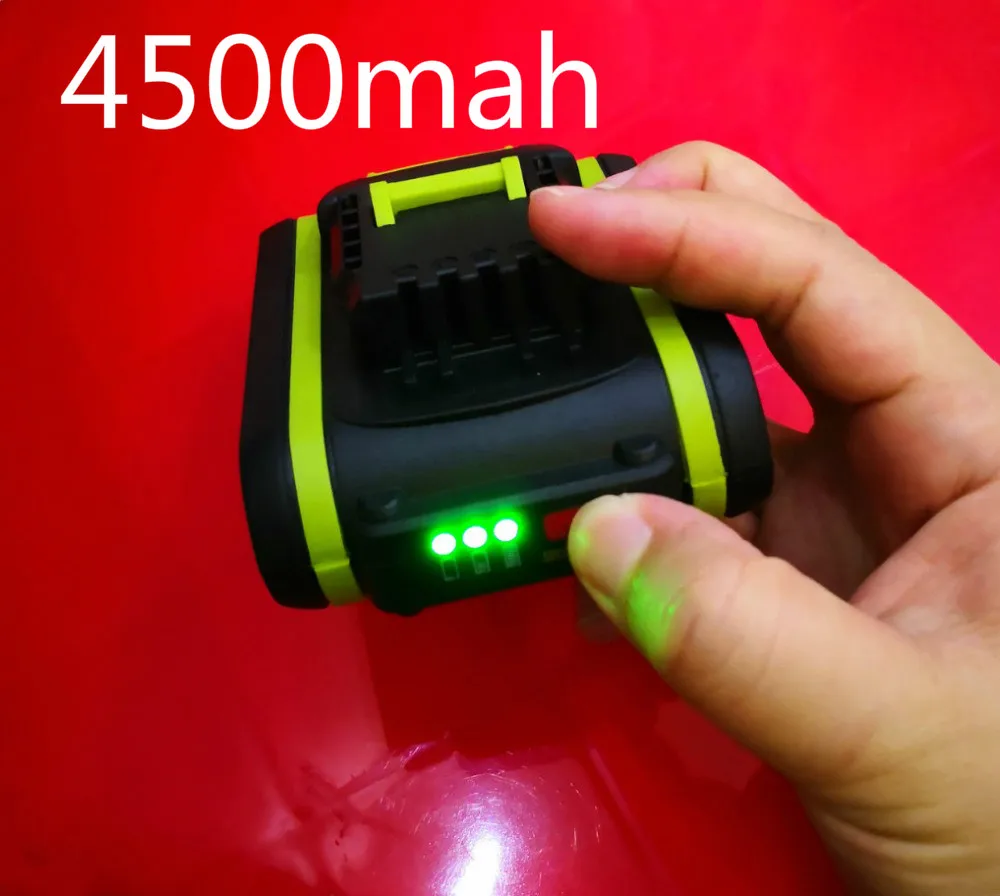 4500mah Лучший 20V Батарея 4500 мА/ч, литий-ионный аккумулятор для Мощность инструмент Worx WX390/WX176/WX166.4/WX372.1 WX800/WX678/WX550/WX532/WG894E WG629E/WG329E/WG2 - Цвет: 4500mah