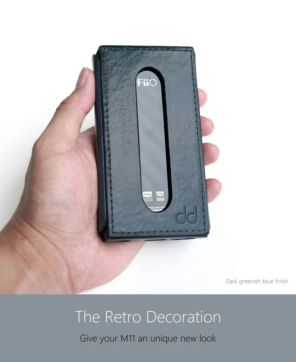 Кожаный чехол C-M11 для музыкального плеера FiiO M11, кожаный чехол DAP