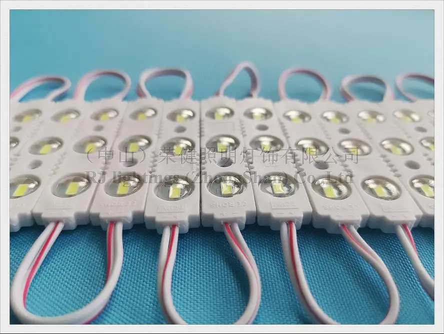 Светодиодный модуль инъекций 5730 светодиодный модуль для знака DC12V 70 мм* 15 мм SMD 5730 3 светодиодный 1,2 W 120lm заводская цена 2 года гарантии
