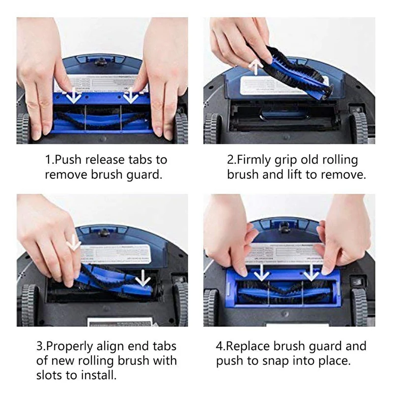 19 шт вакуумные аксессуары фильтры Кисти Набор для замены Eufy RoboVac 11S 30 30C 15C|Запчасти