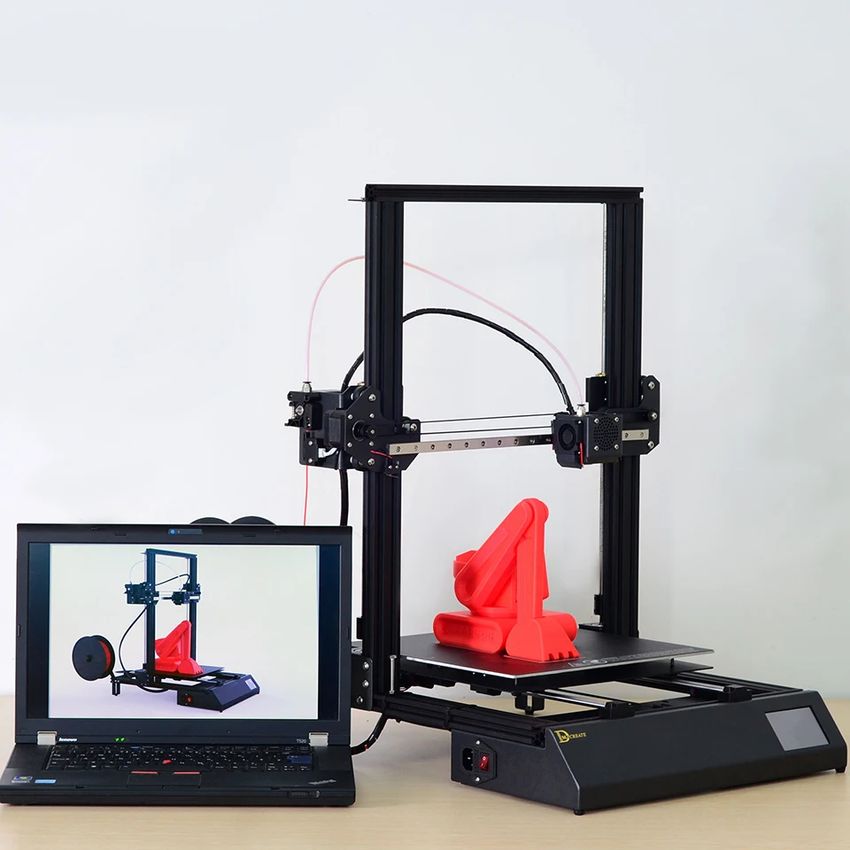 DMSCREATE DPX 3D принтер литье размер 300*300*400 мм 3 5 сенсорный экран стабильная