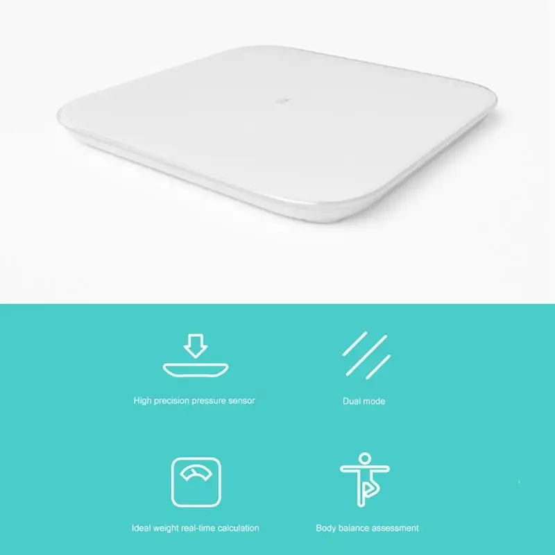 Оригинальные весы Xiaomi Smart weighting 2 Bluetooth 5 0 управление через приложение точные для
