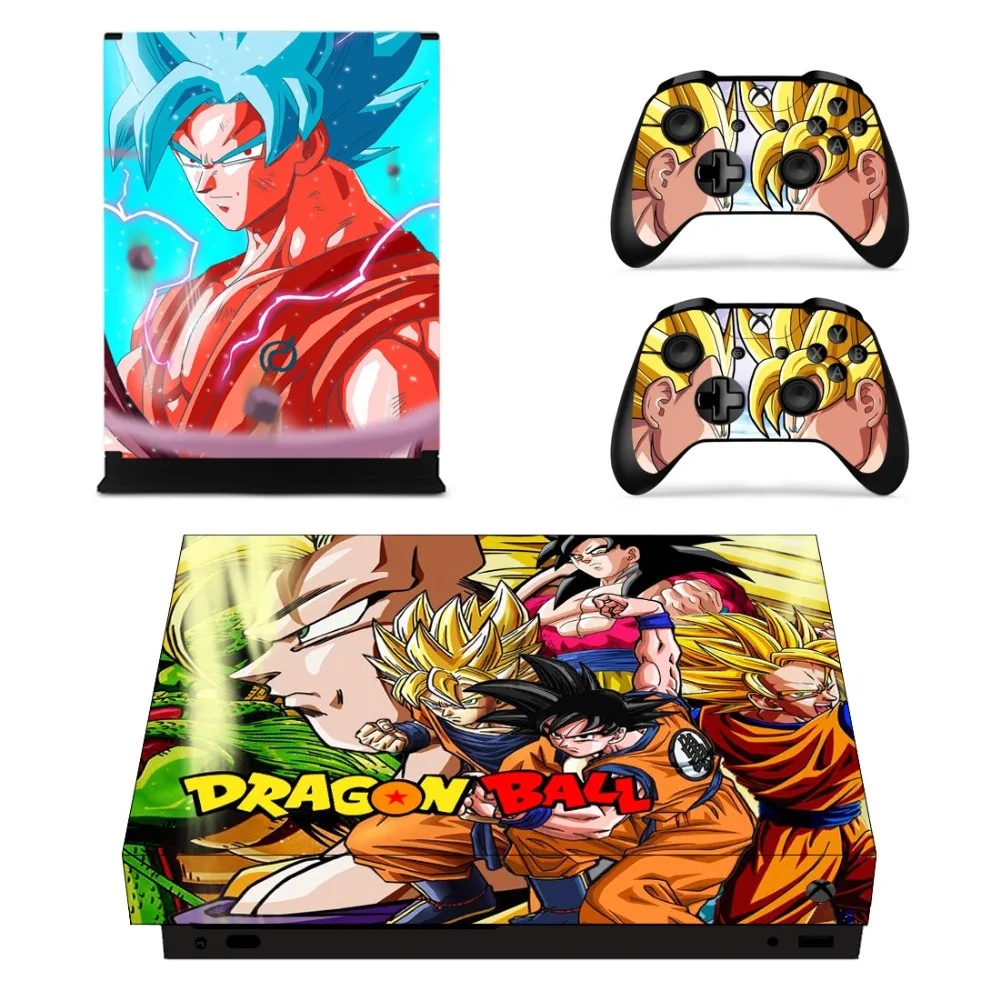 Dragon Ball Super Z Faceplates Skin Console & Controller Decal Stickers for Xbox One X + Sticker | Электроника