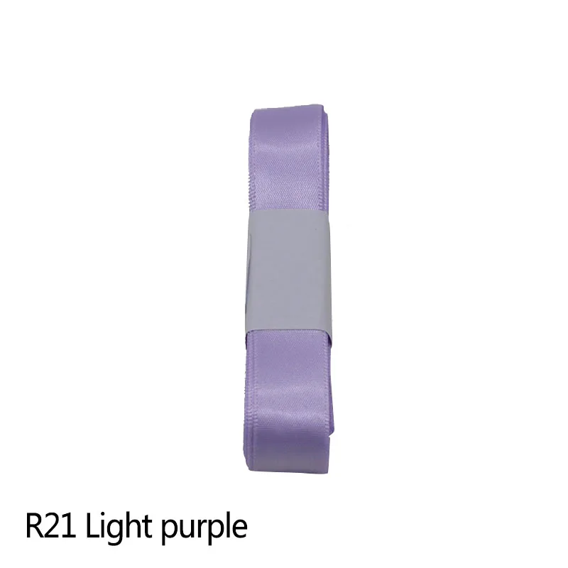 light purple Новая шелковая атласная лента 15 мм 5 м/лот, украшение для свадебной вечеринки, пригласительная открытка, подарочная упаковка, сделай сам, бант, товары для рукоделия, riband - Цвет: light purple