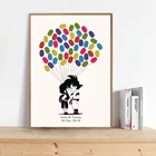 Гостевая книга с милыми персонажами мультфильмов, с отпечатком пальца, для подписи на свадьбу, бесплатное имя, дата праздничные сувениры, Декор, блокнот с чернилами в комплекте