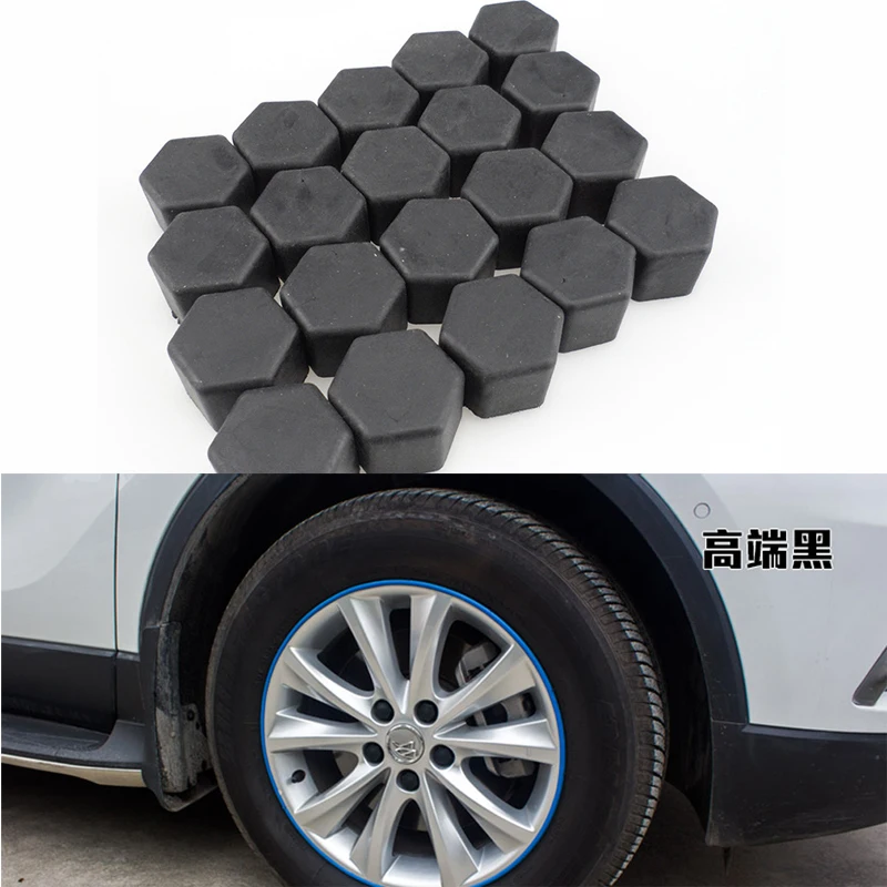 Колесная гайка для защиты болтов 20 шт. силиконовая крышка 19 мм Skoda Octavia Fabia Rapid Superb