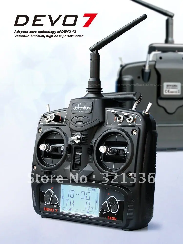 Walkera DEVO 7 2 4G канальный 4g передатчик DEVO7 DSSS без приемника для вертолета Walkera|transmitter