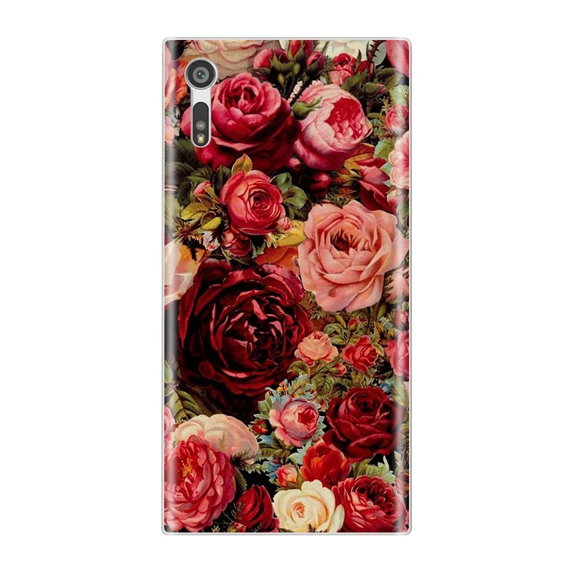 Мягкий чехол из ТПУ для телефона Sony Xperia XZ модный силиконовый задняя
