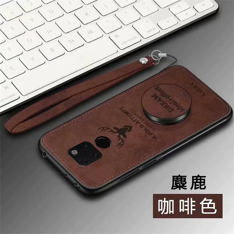 Чехол с оленем для Huawei Honor 7C 8A 8C 8X Max P20 p30 Pro Mate 20 чехол со шнурком и автомобильным