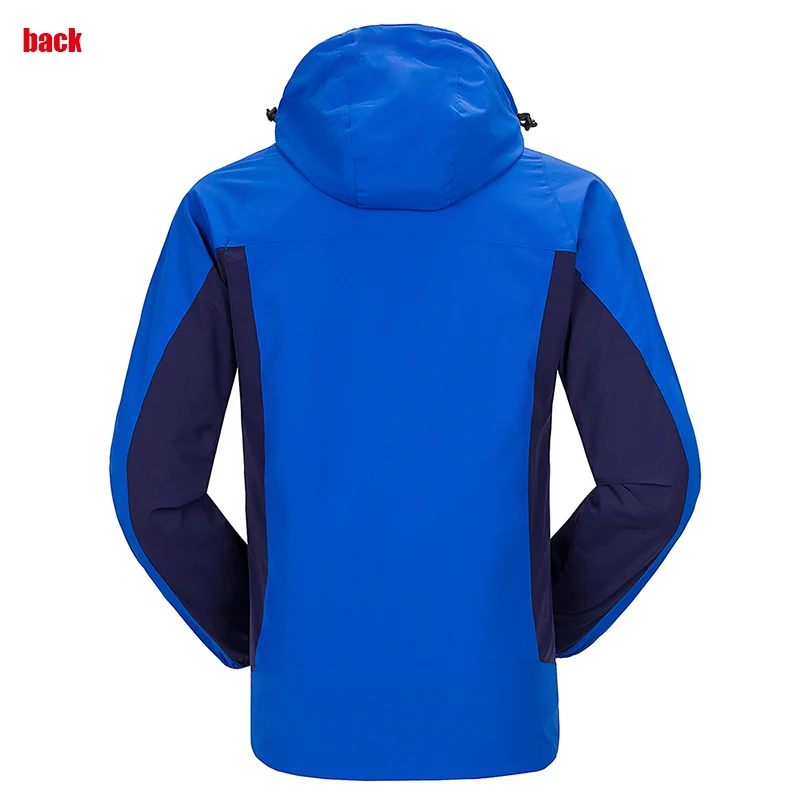 Мужская уличная куртка 3 в 1 водонепроницаемая утепленная для путешествий и