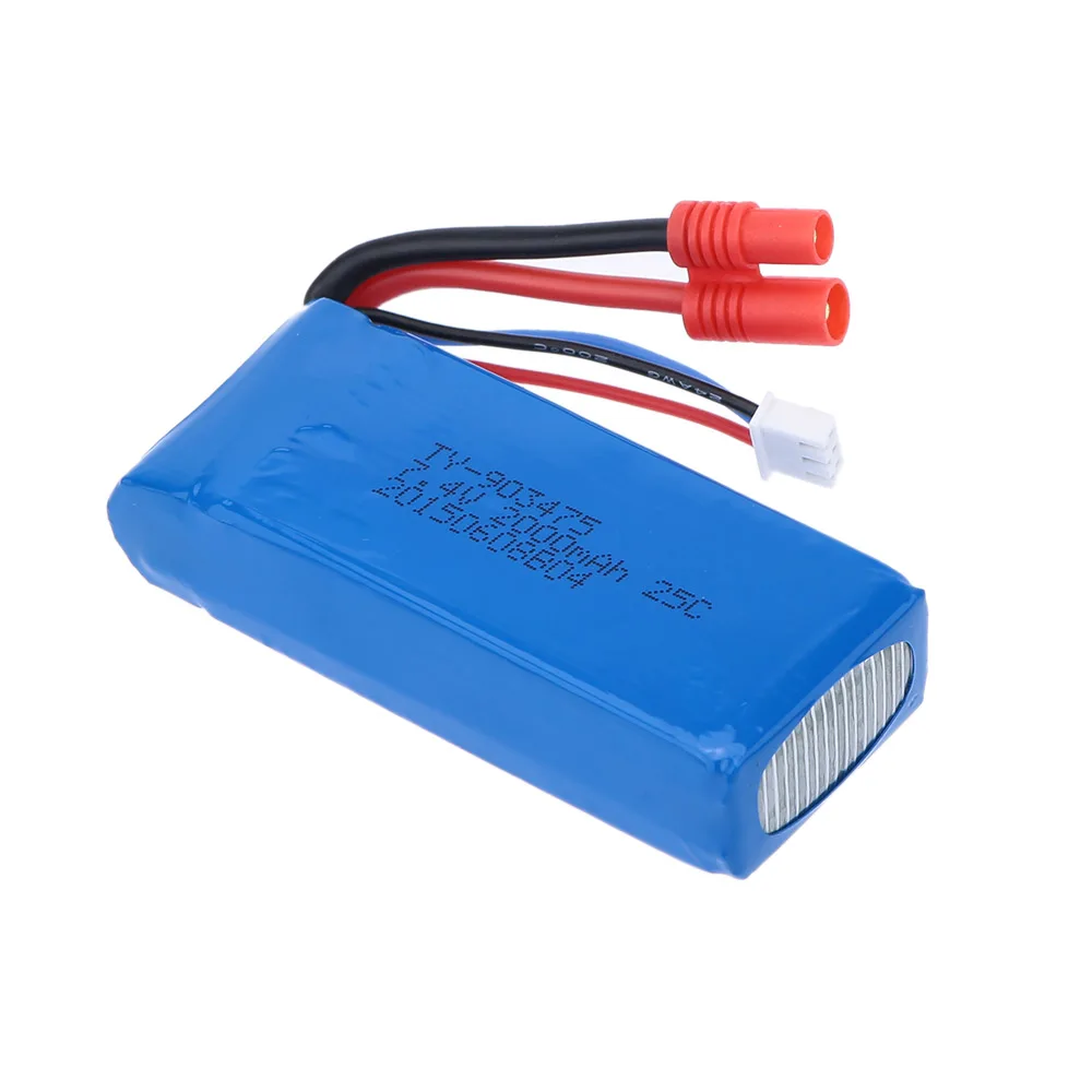 Syma X8W x8c X8G X8HC X8HW X8HG battery Ultra-high Capacity 7.4V 2000mAh rc drone quadcopter series parts | Игрушки и хобби