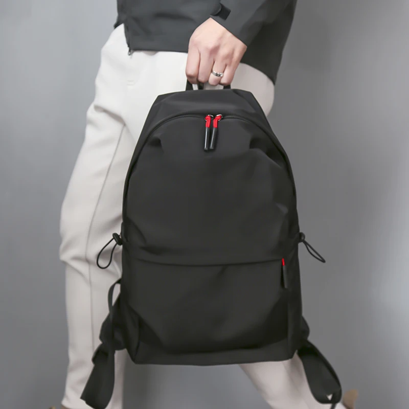 

2019 Men Backpack for 15.6 Inches Laptop Back Pack New Stundet Backpacks Large Capacity Water Repellent Pleated Casual Style Bag