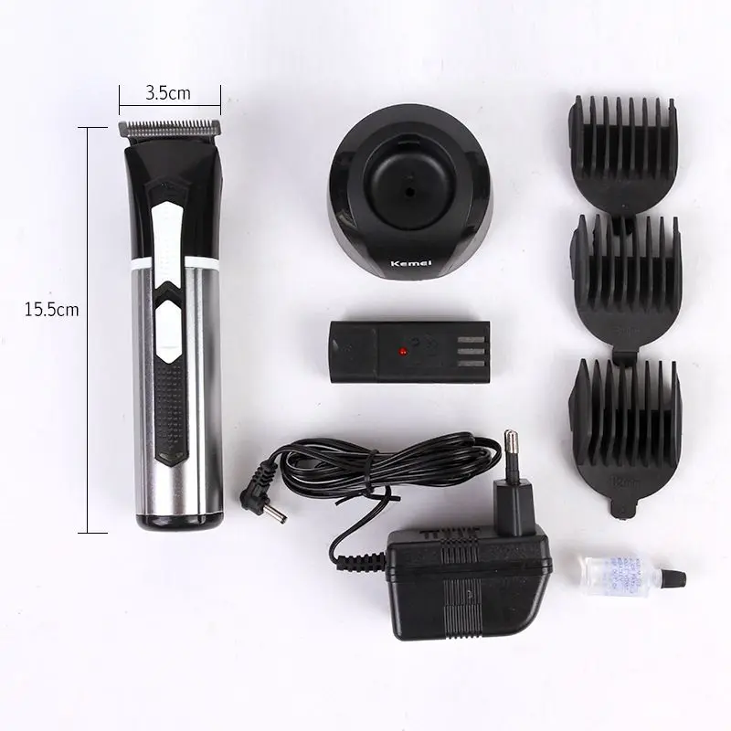Kemei KM 3008B новый дизайн перезаряжаемая машинка для стрижки волос Триммер высокого