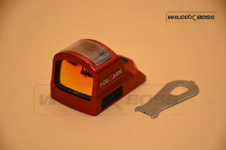 Red Солнечный Красный точечный прицел Trijicon RMR Docter голографический прицел с креплениями для 20 мм рельсы для страйкбола - Цвет: Red