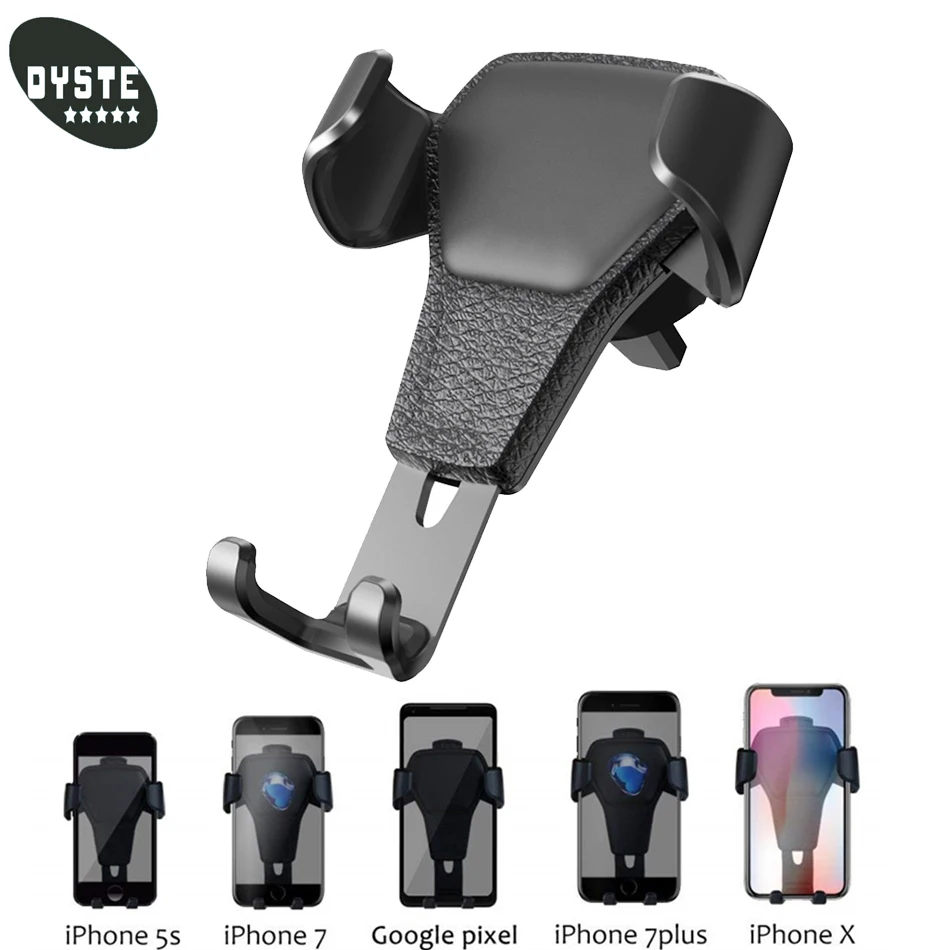 

Support GSM Voiture Porta Celular Para Auto Car Holder Stand Movil Coche Houder Soporte Phone Mobile Gravity Air Vent Mount Clip