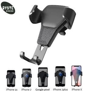 support gsm voiture porta celular para auto car holder stand movil coche houder soporte phone mobile gravity air vent mount clip free global shipping