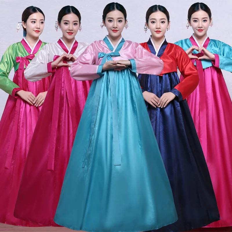 New Korean Palace Hanfu Traditional Costumes Female Costume Dance Ethnic Stage Role Playing |