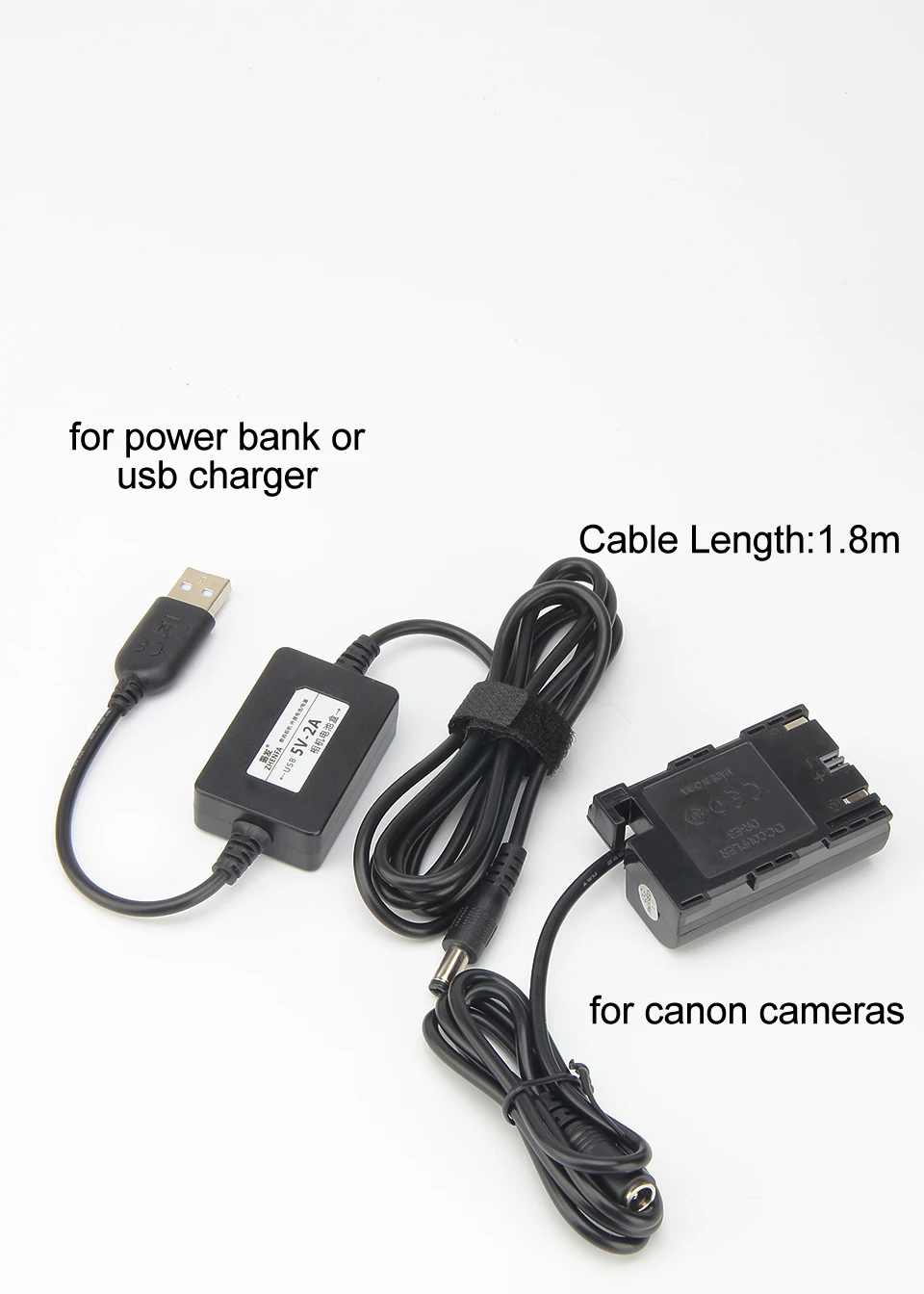 5 в Питание USB LP-E6 муляж батареи ACK-E6 DR-E6 адаптер питания для Canon EOS 5D Mark II III 5D2 5D3 6D 7D 60D 60D 70D 80D