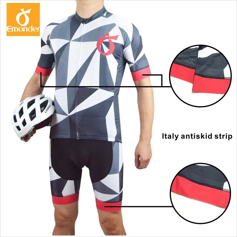 

Men Cycling Sets Pro Team Jersey + Bib Shorts High Quality Pro Wear Bicycle Jersey Sets Cycling Clothing Ropa Ciclismo EMONDER