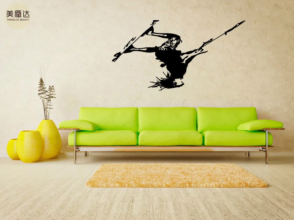 Kitesurfig wakeboarding windsurfing surfing paragliding Wall Sticker Decal | Дом и сад