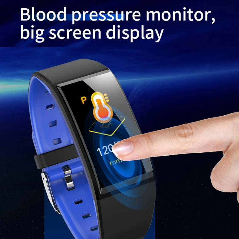 Женские Смарт часы с пульсометром и тонометром трекером сна смарт браслет pk z02 e04