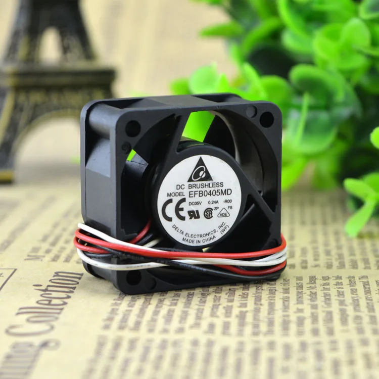 Бесплатная Доставка. 5 где v0 EFB0405MD 4 cm4020. 24 двойной шариковый подшипник вентилятора