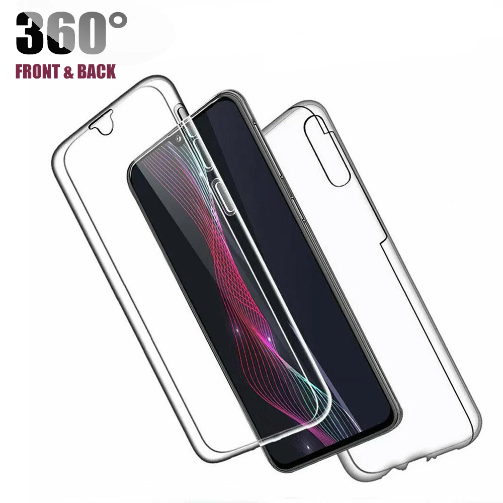 360 Full Cover Protective Phone Case For Xiaomi Redmi 6 6A Note 7 5 Pro 4 4x Silicone PC Cover For Xiaomi Mi 9 9 SE Phone Case