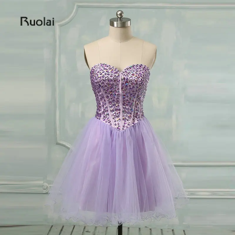 

Женское вечернее платье без рукавов, Бальное мини-платье из фатина с кристаллами, длиной выше колена, платье для выпускного вечера