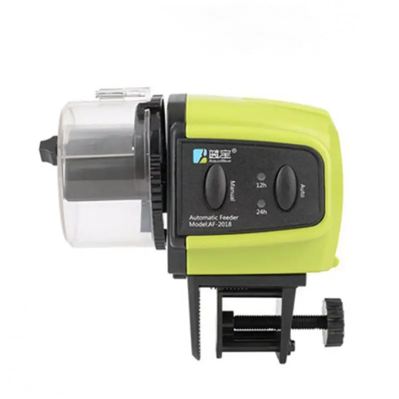 Цифровой жидкокристаллический автоматический кормушка для аквариума