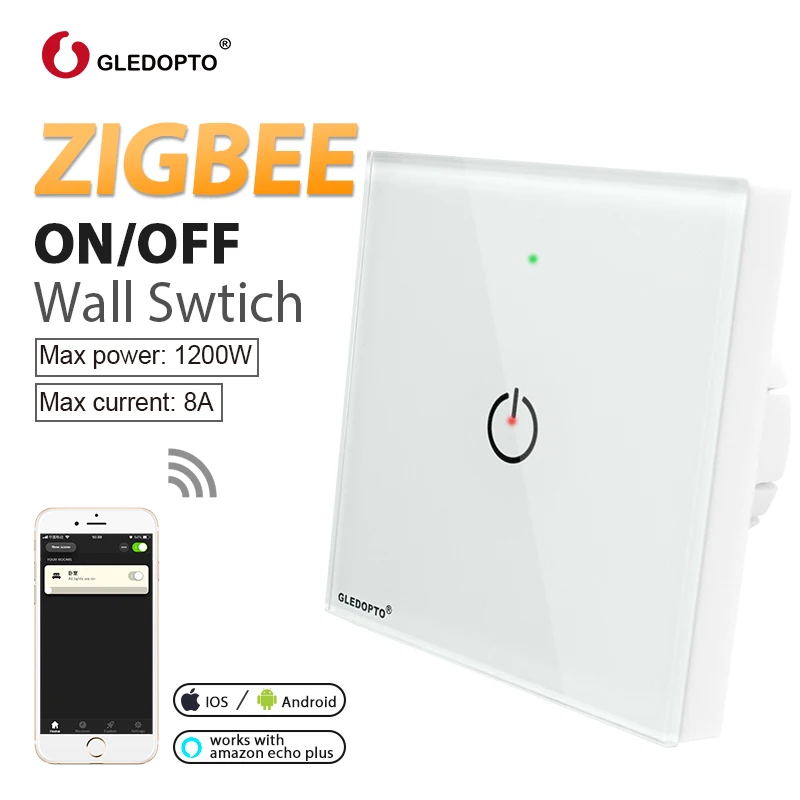 ZigBee 3 0 переключатель умный свет управление zigbee беспроводной настенный пульт дом