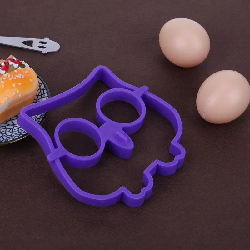 Кухня DIY силиконовая сова животное Яичница формы для блинов для завтрака силиконовые яйца Форма формирователь яичного кольца креативный кухонный инструмент