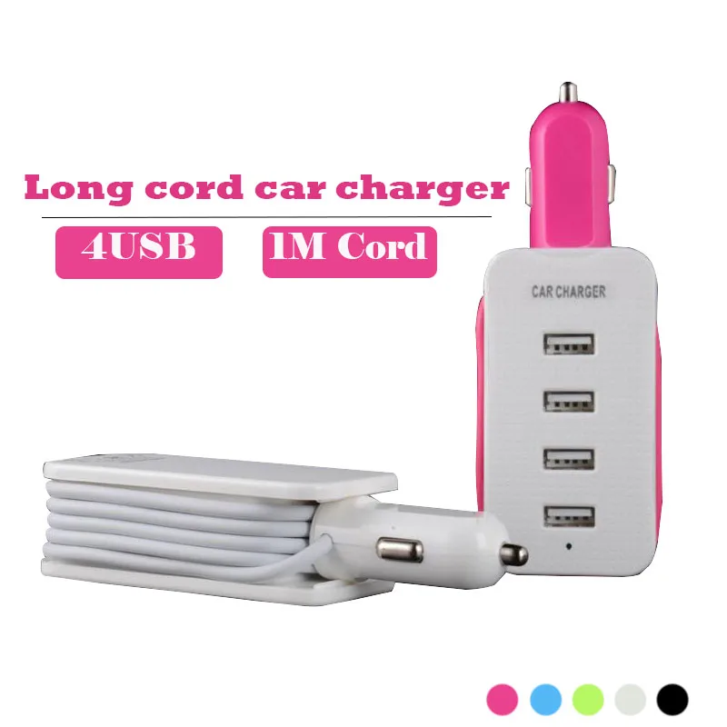 Фото Автомобильное зарядное устройство LVSUN с 4 USB портами 8 А|charger for|charger 4charger for ipad |