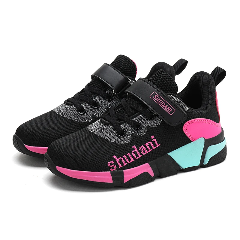 2019 Spring Summer New Style Girls Shoes Kids Sneakers Children's Outdoor Sport Mesh Breathable Trainers for Child | Спорт и