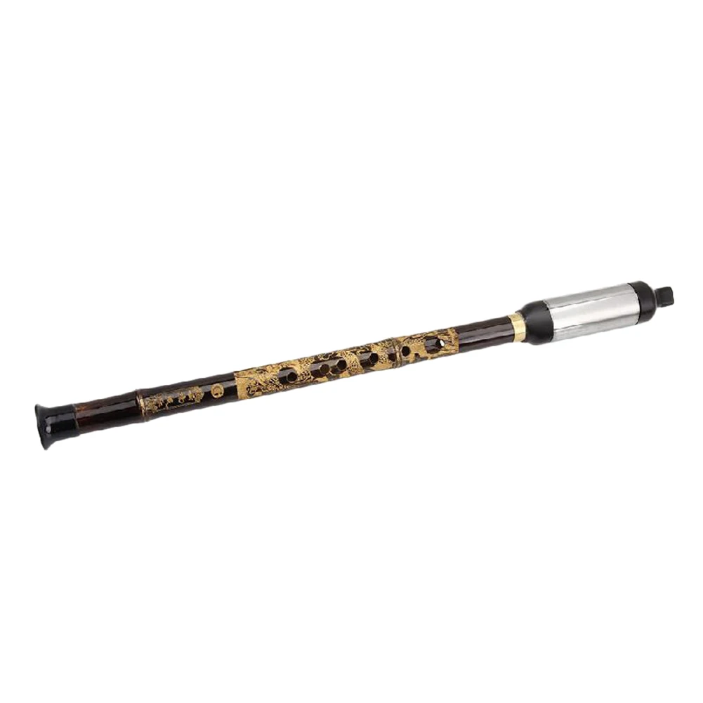 Chinese Bamboo Flute Bawu with Engraved Dragon Patterns Vertical Wind Musical Instruments Detachable for Beginners|musical instruments|bawubawu flute
