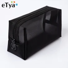 ETya, женская прозрачная косметичка, дорожная, функциональная, косметичка, на молнии, органайзер для макияжа, сумка для хранения, косметичка
