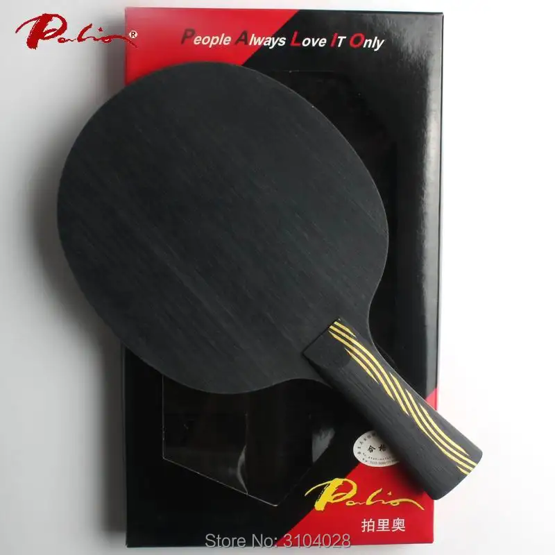 Официальное лезвие для настольного тенниса Palio overlord carbon + Ti strength blade быстрая атака
