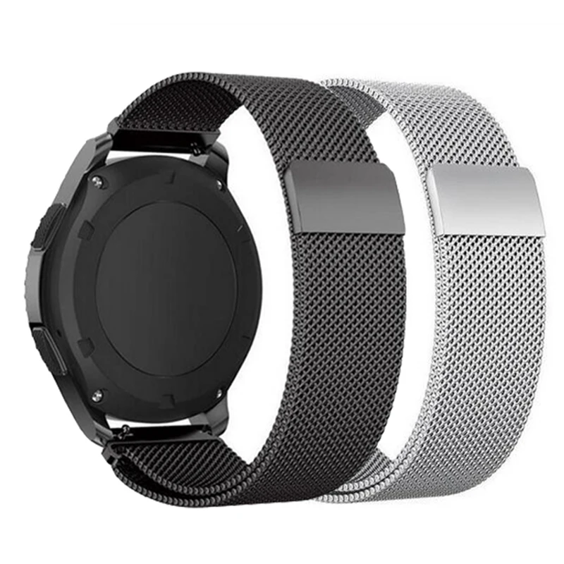 22 мм 20 ремешок для часов Samsung Gear S2 classic sport S3 Frontier Milanese Loop huami amazfit pace lite bip|Ремешки