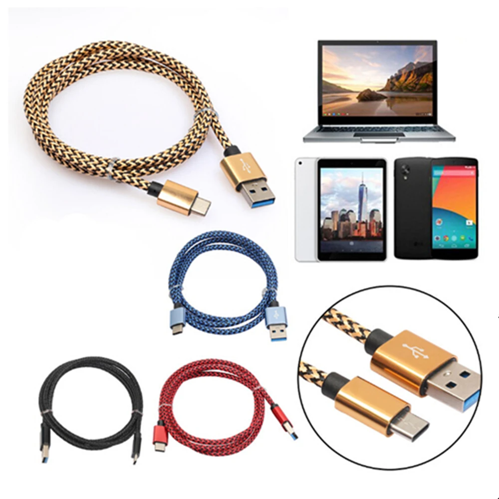 1 метр USB C 3 type штекер 0 Мужской Синхронизация данных зарядное устройство Быстрая