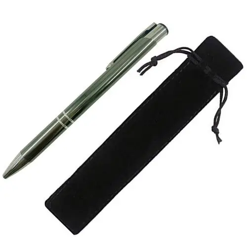 Gray with bag-B 10 шт Персонализированные Выгравированные Металлические Шариковые Ручки Персонализированные Свадебные сувениры Свадебный подарок для шоу индивидуальный рекламный подарок - Цвет: Gray with bag-B