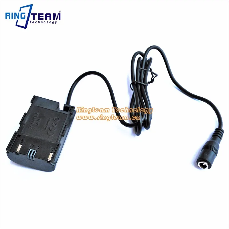 Двухканальный адаптер питания F970 + Переходник постоянного тока LPE6 DRE6 DR E6 для