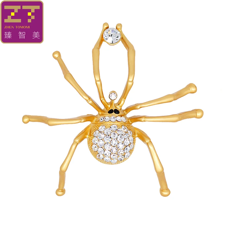 Zhen томоми личность изысканный животного паук знак кристалл элегантный корсаж