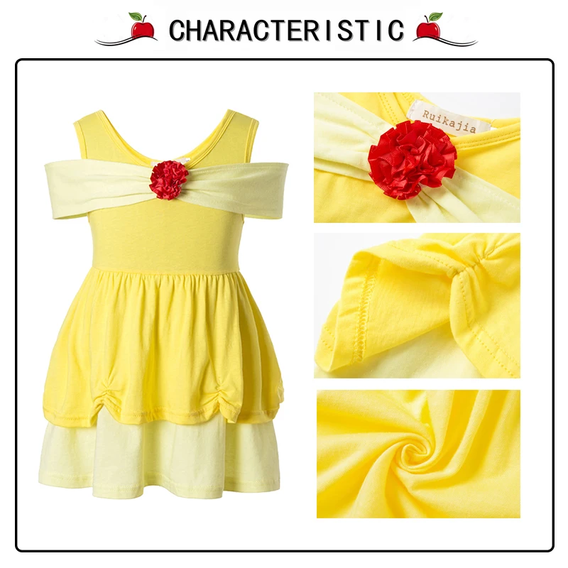 Summer Girl Dresses Moana Elsa Dress Princess Mini Mouse Costume Party for Girls | Детская одежда и обувь